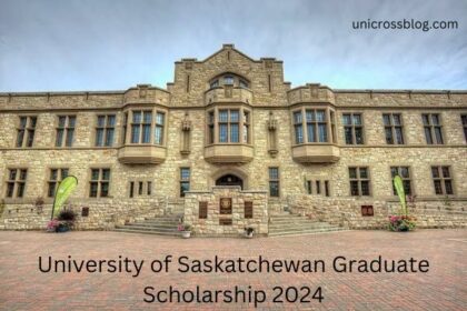 University of Saskatchewan Graduate Scholarship 2024