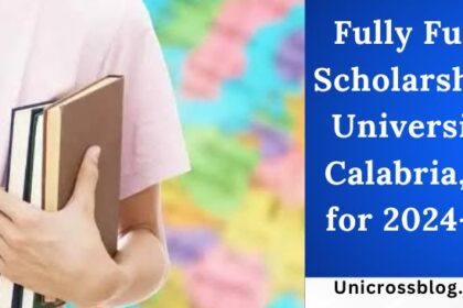 Fully Funded Scholarships at University of Calabria, Italy for 2024-2025