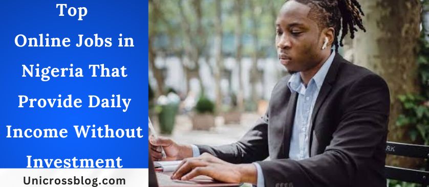 Top Online Jobs in Nigeria That Provide Daily Income Without Investment