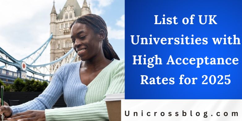 List of UK Universities with High Acceptance Rates for 2025