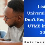 List of Universities That Don't Require Post- UTME in Nigeria 2025