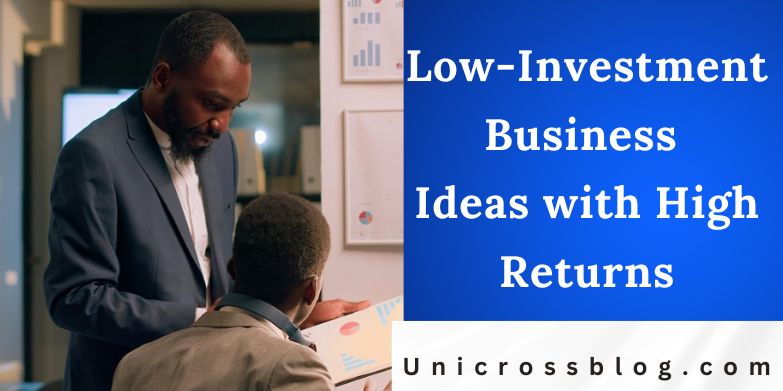 Low-Investment Business Ideas with High Returns