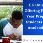 UK Universities Offering Foundation Year Programs for Students with Low Academic Scores