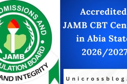 Accredited JAMB CBT Centres in Abia State 2026/2027