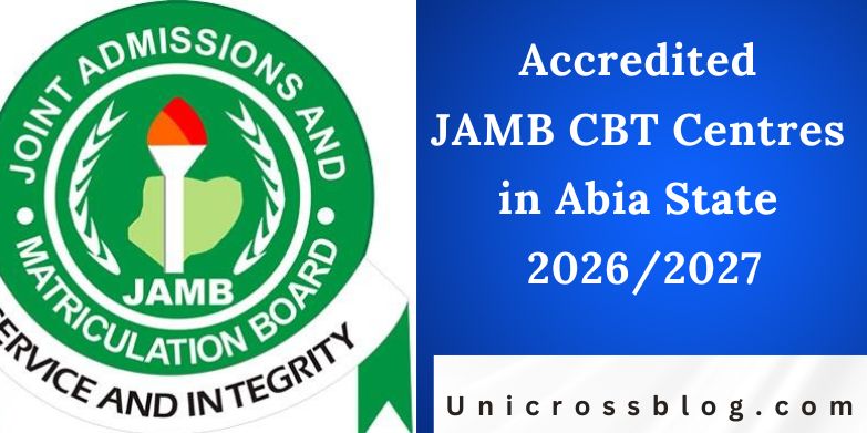 Accredited JAMB CBT Centres in Abia State 2026/2027