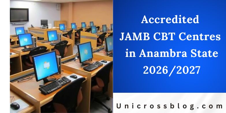 Accredited JAMB CBT Centres in Anambra State 2026/2027