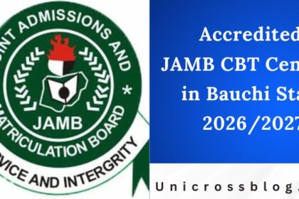 Accredited JAMB CBT Centres in Bauchi State 2026/2027