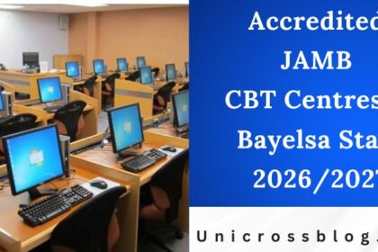 Accredited JAMB CBT Centres in Bayelsa State 2026/2027