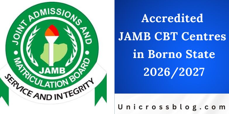 Accredited JAMB CBT Centres in Borno State 2026/2027