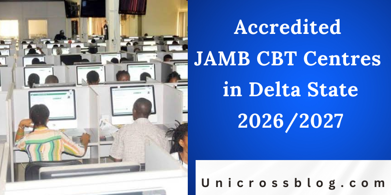 Accredited JAMB CBT Centres in Delta State 2026/2027