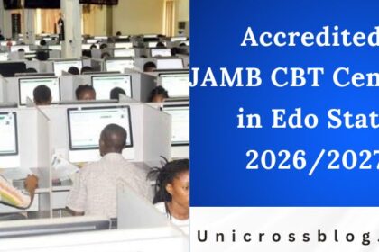 Accredited JAMB CBT Centres in Edo State 2026/2027