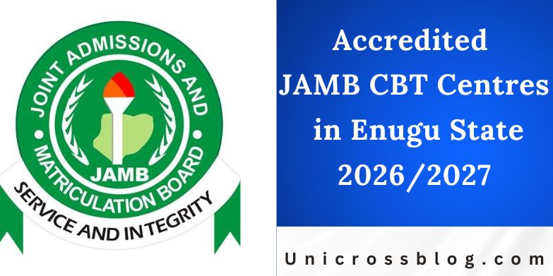 Accredited JAMB CBT Centres in Enugu State 2026/2027