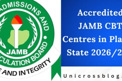 Accredited JAMB CBT Centres in Plateau State 2026/2027