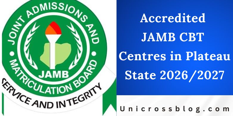 Accredited JAMB CBT Centres in Plateau State 2026/2027