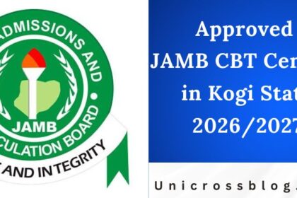 Approved JAMB CBT Centres in Kogi State 2026/2027