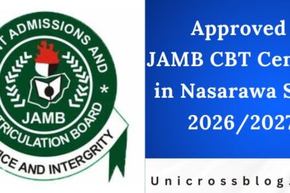 Approved JAMB CBT Centres in Nasarawa State 2026/2027