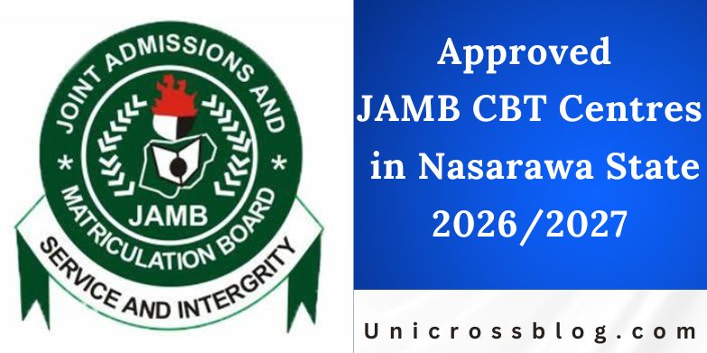 Approved JAMB CBT Centres in Nasarawa State 2026/2027