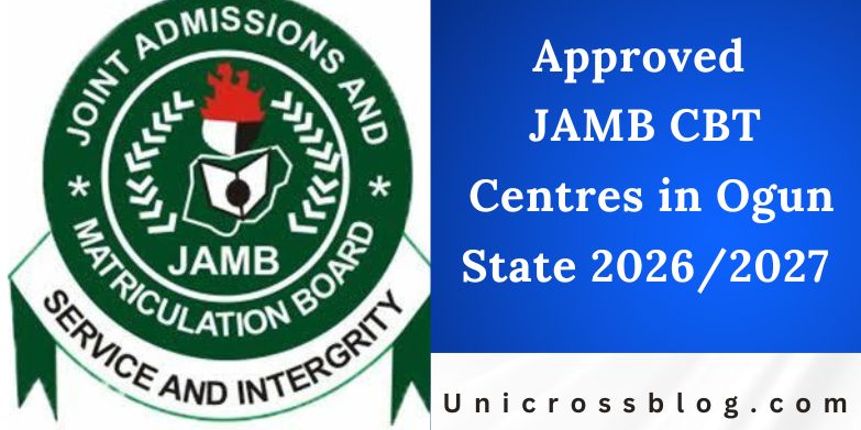 Approved JAMB CBT Centres in Ogun State 2026/2027