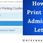 How to Print JAMB Admission Letter