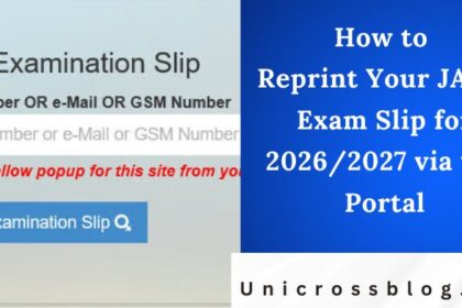 How to Reprint Your JAMB Exam Slip for 2026/2027 via the Portal