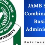 JAMB Subject Combination for Business Administration