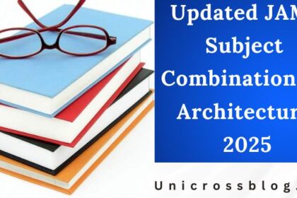 Updated JAMB Subject Combination for Architecture 2025