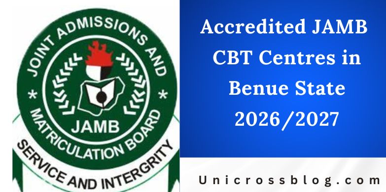 Accredited JAMB CBT Centres in Benue State 2026/2027