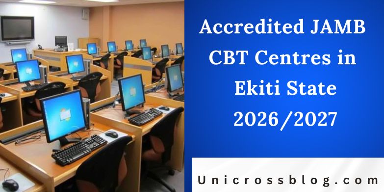Accredited JAMB CBT Centres in Ekiti State 2026/2027