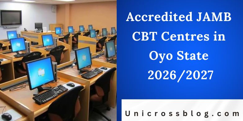 Accredited JAMB CBT Centres in Oyo State 2026/2027