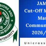 JAMB Cut-Off Mark for Mass Communication 2026/2027