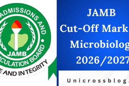 JAMB Cut-Off Mark for Microbiology 2026/2027