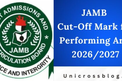 JAMB Cut-Off Mark for Performing Arts 2026/2027