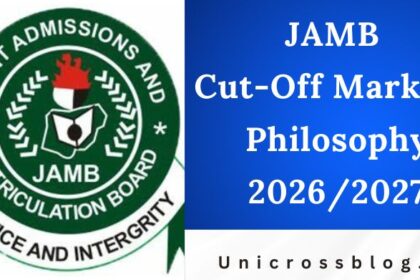 JAMB Cut-Off Mark for Philosophy 2026/2027