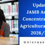 Updated JAMB Areas of Concentration for Agricultural Science 2026/2027