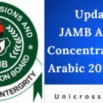 Updated JAMB Areas of Concentration for Arabic 2026/2027