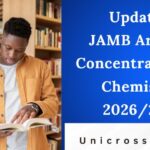 Updated JAMB Areas of Concentration for Chemistry 2026/2027