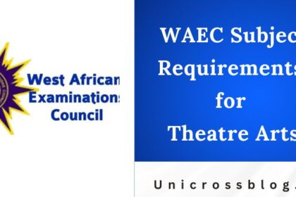 WAEC Subject Requirements for Theatre Arts